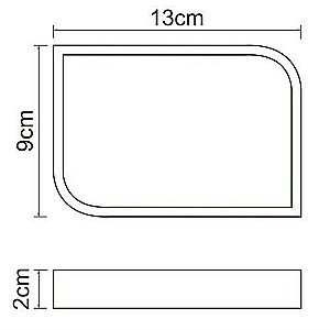 Мыльница полирезиновая WasserKRAFT Elba K-2729 купить в интернет-магазине сантехники Sanbest