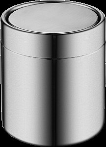 Ведро для мусора WeltWasser  TEDDY MT 1.5L Матовая сталь купить в интернет-магазине сантехники Sanbest