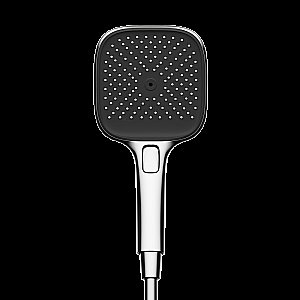 Душевая лейка Sancos Nok square SC6002CH-B хром/черный матовый купить в интернет-магазине сантехники Sanbest