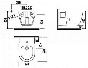 Биде подвесное Creavit Favori FR510.00000 купить в интернет-магазине Sanbest