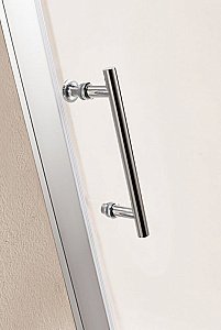 Душевой уголок Cezares Eco 90х90 ECO-A-2-90-P-Cr стекло матовое рифленое/профиль хром купить в интернет-магазине Sanbest