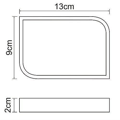 Мыльница полирезиновая WasserKRAFT Elba K-2729 купить в интернет-магазине сантехники Sanbest