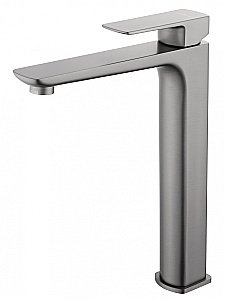 Смеситель для раковины высокий WONZON & WOGHAND EDGE, Темный графит (WW-88239003-BGM) купить в интернет-магазине сантехники Sanbest