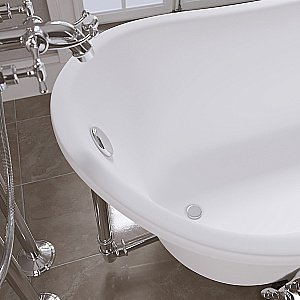 Ванна акриловая Grossman Retro GR-1002 162х71 белая купить в интернет-магазине Sanbest