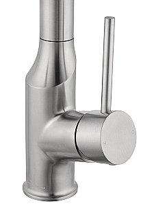 Смеситель для кухни с выдвижным изливом WONZON & WOGHAND WW-A21252-BS никель брашированный купить в интернет-магазине сантехники Sanbest