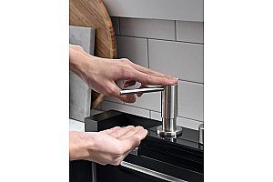 Мойка кухонная Esbano Geyserus-5 ESMKGEYS5 оружейная сталь купить в интернет-магазине сантехники Sanbest