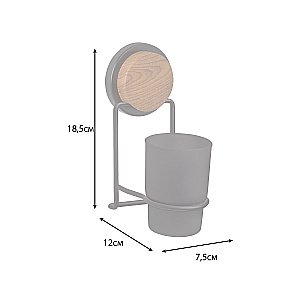 Стакан Fixsen Magic Wood FX-46006 черный/светлое дерево купить в интернет-магазине сантехники Sanbest