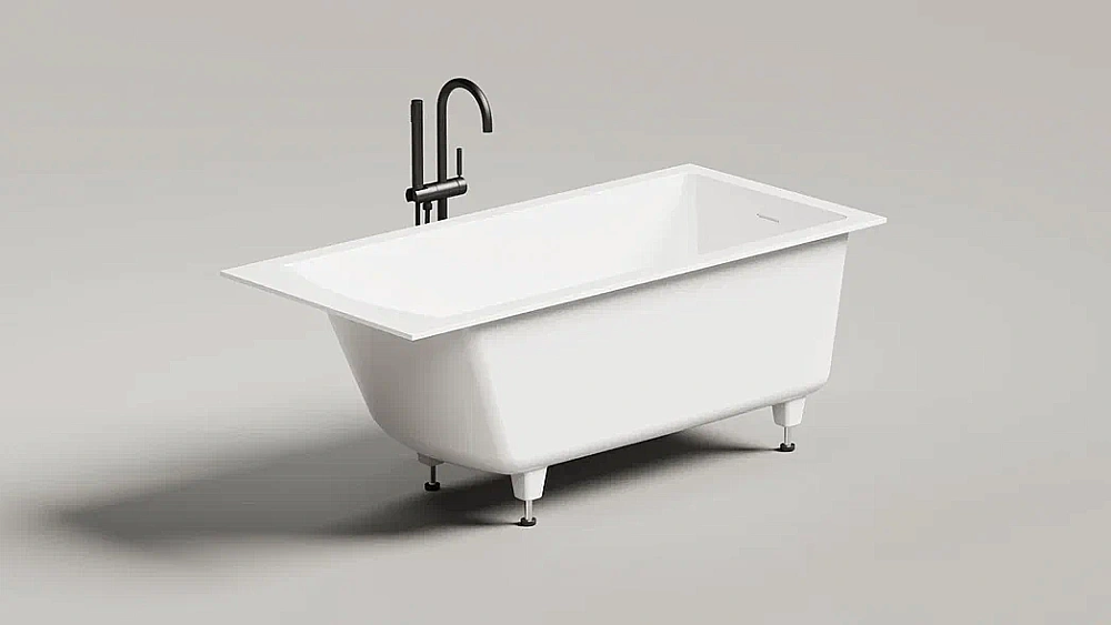 Ванна Salini CASCATA KIT S-sense 104813G 170x70 белая купить в интернет-магазине Sanbest