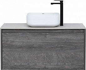Тумба для раковины Aquanet Nova Lite 100 дуб рошелье (1 ящик) купить в интернет-магазине сантехники Sanbest