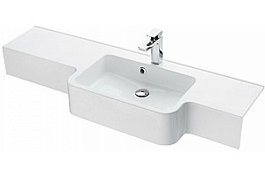 Раковина Акватон Отель 151 1A709431PI01L/P белая купить в интернет-магазине Sanbest