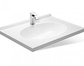 Раковина Эстет LILIA silk 70 ФР-00014942 белая матовая купить в интернет-магазине Sanbest