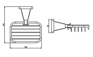 Мыльница Kaiser KH-1034 хром купить в интернет-магазине сантехники Sanbest