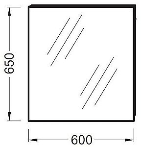 Зеркало Jacob Delafon OLA EB1080-RU 60 в ванную от интернет-магазине сантехники Sanbest