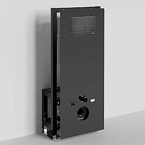 Инсталляция для унитаза WasserKraft Glan 66TLT.010.ME.BL.MB04 с черной матовой кнопкой купить в интернет-магазине сантехники Sanbest