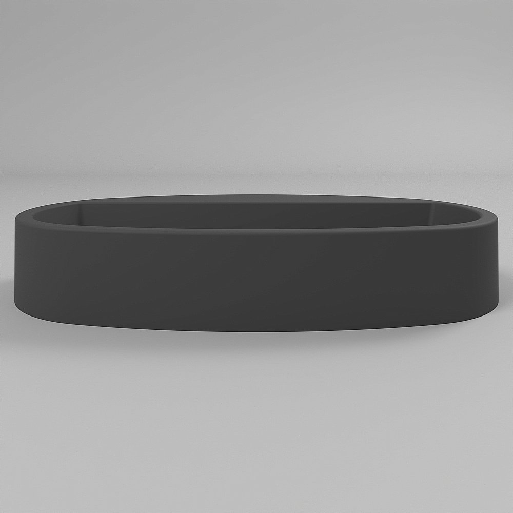 Раковина накладная WhiteCross Obsidian 65 0736.065037.201 черная матовая купить в интернет-магазине Sanbest