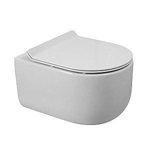 Унитаз подвесной BelBagno SOFT-TOR BB084CH-TOR безободковый, слив-торнадо купить в интернет-магазине Sanbest