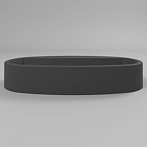 Раковина накладная WhiteCross Obsidian 65 0736.065037.201 черная матовая купить в интернет-магазине Sanbest