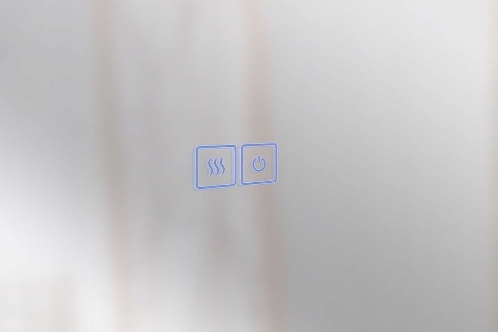 Зеркало с подсветкой Art&Max Gina AM-Gin-1000-700-DS-F-H 100x70 в ванную от интернет-магазине сантехники Sanbest