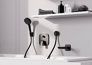 Душевая лейка Hansgrohe Vernis Blend 26270670 черный матовый купить в интернет-магазине сантехники Sanbest