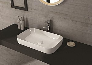 Раковина ISVEA Sott'Aqua 60 10SQ50060SV белая купить в интернет-магазине Sanbest