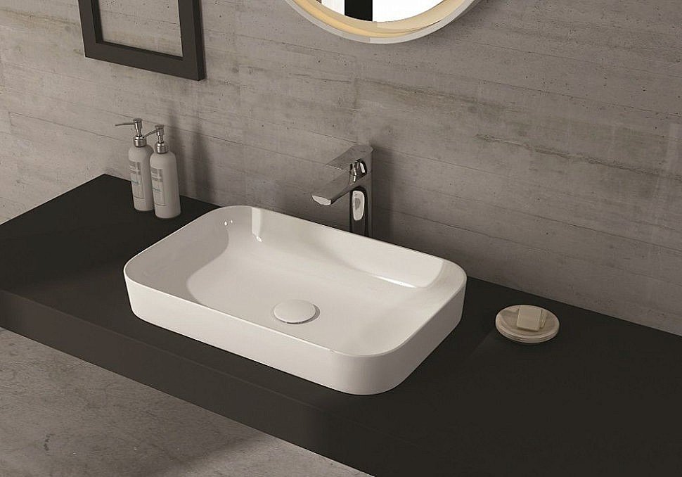 Раковина ISVEA Sott'Aqua 60 10SQ50060SV белая купить в интернет-магазине Sanbest