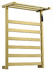 Полотенцесушитель электрический WONZON & WOGHAND FRANKFURT, Брашированное золото (WW-A1026-BG) купить в интернет-магазине сантехники Sanbest