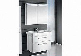 Тумба с раковиной Dreja Q Max 70 белый для ванной в интернет-магазине Sanbest