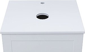 Тумба с раковиной Aquanet Терра 60 белая матовая для ванной в интернет-магазине Sanbest