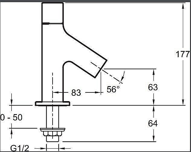 Cмеситель для раковины Jacob Delafon TALAN E10092RU-CP купить в интернет-магазине сантехники Sanbest
