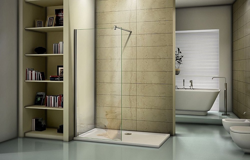 Душевая перегородка Good Door WALK IN SP-140-C-CH купить в интернет-магазине Sanbest