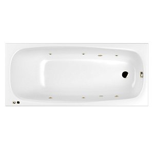Гидромассажная ванна WhiteCross Layla Slim 180x80 "SOFT" бронза купить в интернет-магазине Sanbest