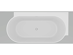 Ванна акриловая Ravak FREEDOM Corner II TEC 175x86 глубоководный синий/слив-перелив белый купить в интернет-магазине Sanbest