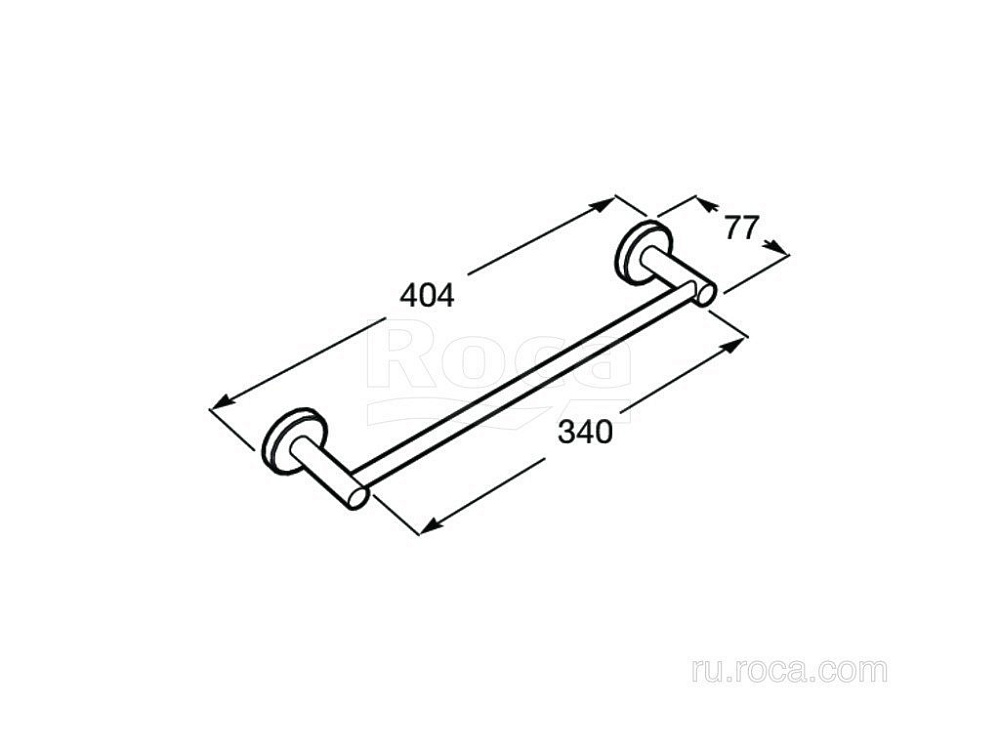 Полотенцедержатель Roca Superinox 817307002 купить в интернет-магазине сантехники Sanbest