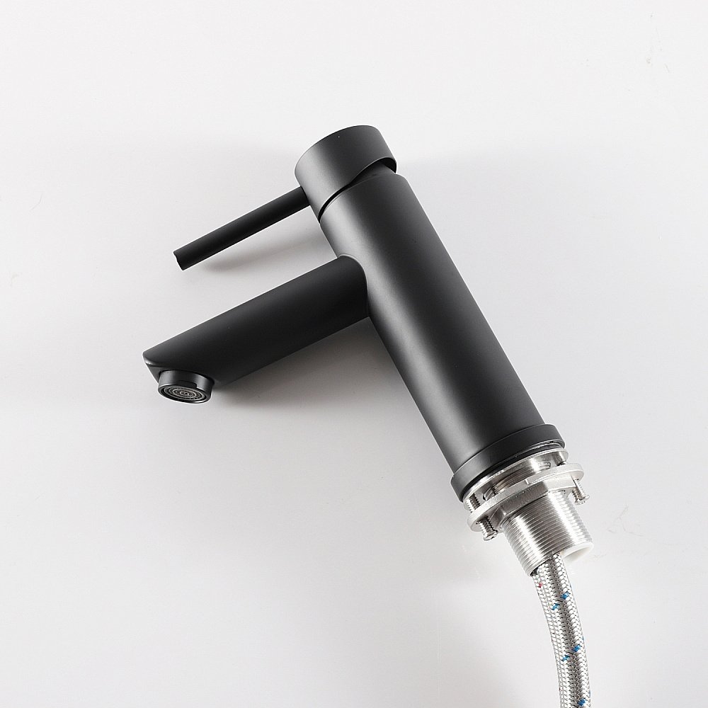 Смеситель для раковины Gid Berlin SS080-BM-K черный матовый купить в интернет-магазине сантехники Sanbest