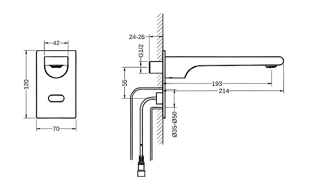 Смеситель для раковины Aquatek Лира AQ5413CR хром купить в интернет-магазине сантехники Sanbest