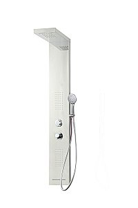 Душевая панель Taliente TA-G-S04C+s стальная/хром купить в интернет-магазине сантехники Sanbest