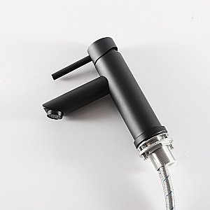 Смеситель для раковины Gid Berlin SS080-BM-K черный матовый купить в интернет-магазине сантехники Sanbest