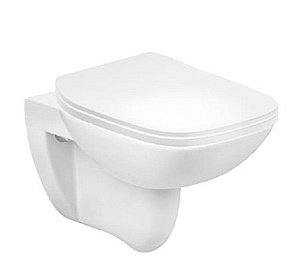 Унитаз подвесной Roca Debba SQUARE 893104970 безободковый, с инсталляцией, с крышкой микролифт купить в интернет-магазине Sanbest