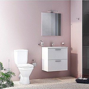 Унитаз напольный Vitra Norm Blanc 9837B099-7201 с бачком, с крышкой микролифт, белый купить в интернет-магазине Sanbest