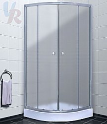 Душевой уголок TIMO TL-9001 90x90 стекло Fabric купить в интернет-магазине сантехники Sanbest
