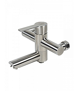 Смеситель для ванны Agger Easy A3121222 с душевым набором, сатин матовый купить в интернет-магазине сантехники Sanbest