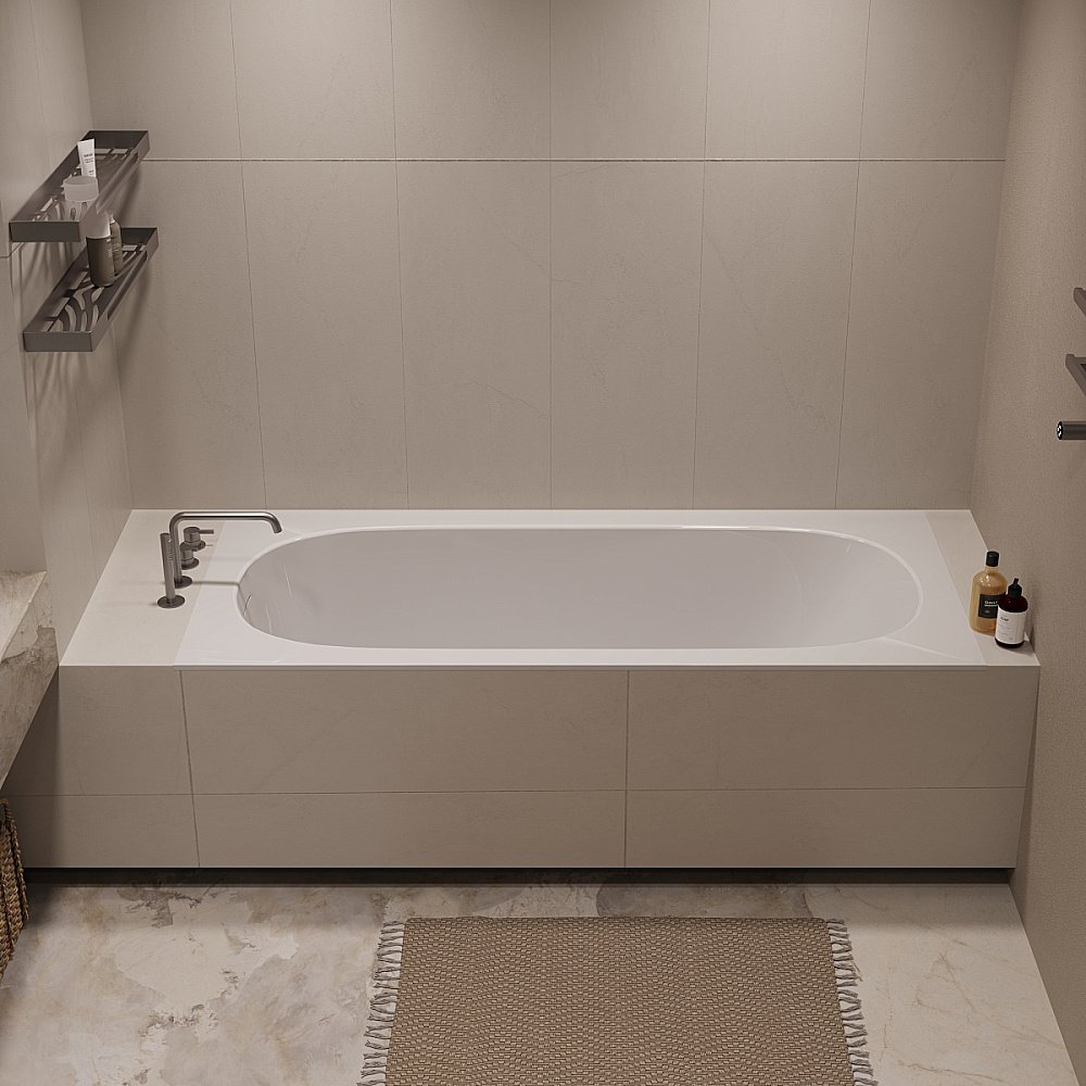 Ванна акриловая Vincea VBT-710-1700 170x75 белый купить в интернет-магазине Sanbest