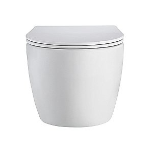 Унитаз подвесной RGW SW-50 80420250-01 белый, безободковый, с крышкой микролифт, слив-торнадо купить в интернет-магазине Sanbest