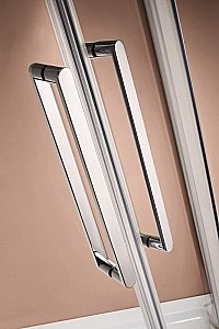 Душевой уголок Cezares Stylus-m 90x90 STYLUS-O-M-R-2-90-C-Cr стекло прозрачное/профиль хром купить в интернет-магазине Sanbest