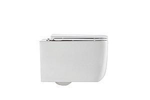Унитаз подвесной Vincea Lina VT1-53T белый, безободковый, с крышкой микролифт, слив торнадо купить в интернет-магазине Sanbest