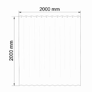 Текстильная шторка для ванны WasserKRAFT Aland SC-85102 купить в интернет-магазине сантехники Sanbest