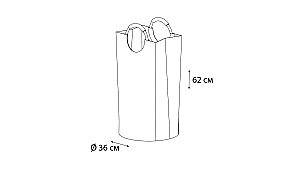 Корзина для белья FIXSEN LOFT STYLE FX-1012 купить в интернет-магазине сантехники Sanbest
