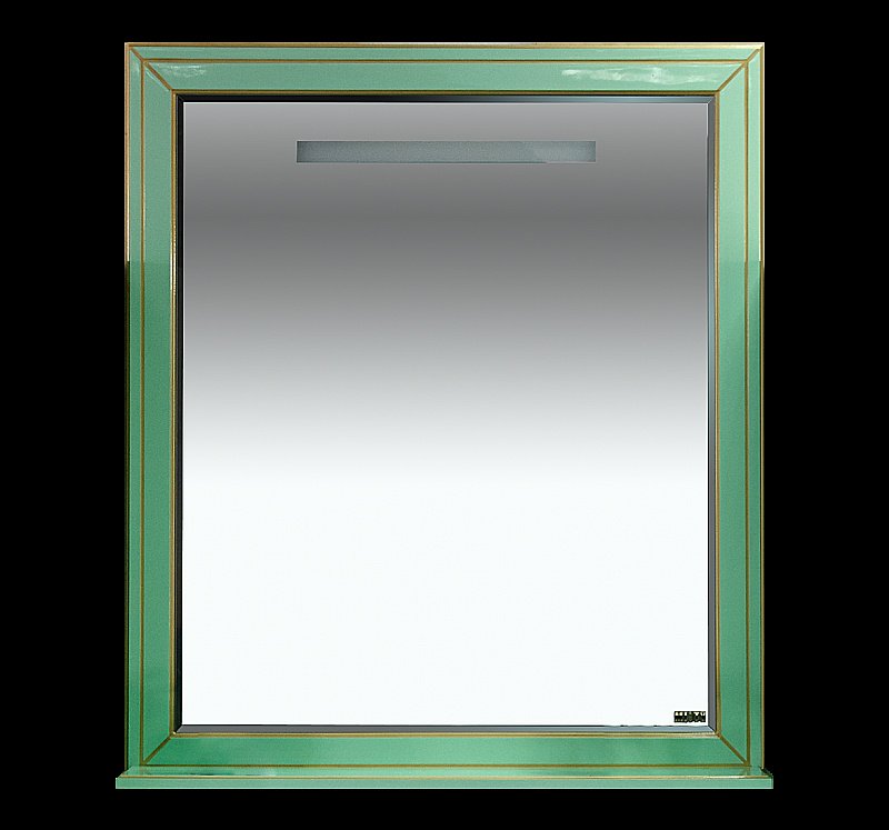 Зеркало Misty Vena 75x100 салатовая/патина в ванную от интернет-магазине сантехники Sanbest