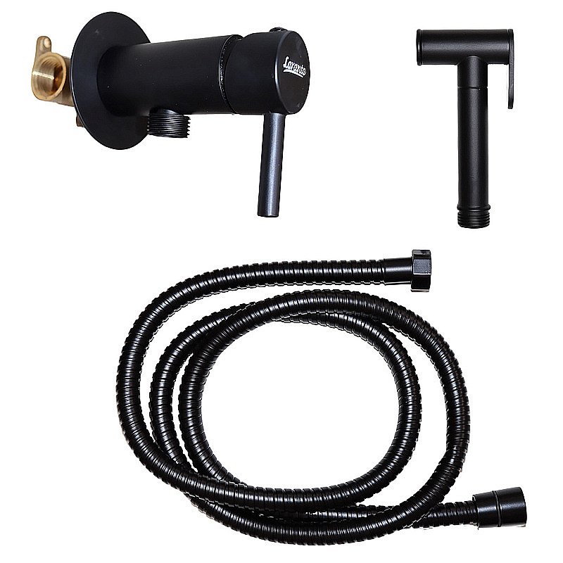 Гигиенический душ Loranto LR80543000 черный купить в интернет-магазине сантехники Sanbest