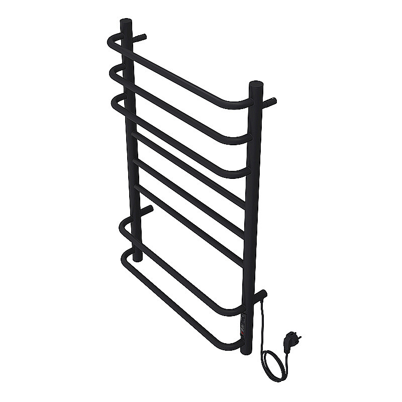 Полотенцесушитель электрический Azario MILAN П8 500х800 AZ90858B черный купить в интернет-магазине сантехники Sanbest